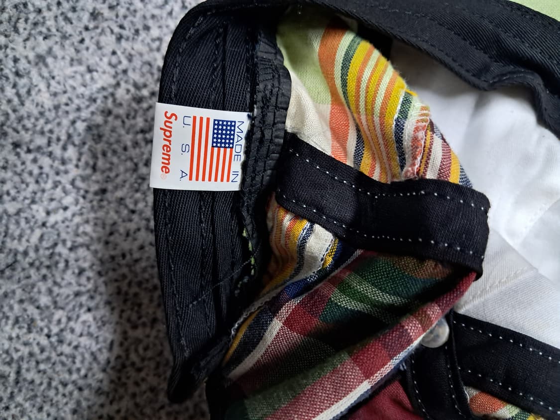 Supreme Patchwork Madras S Logo 6-Panel 상품이미지3