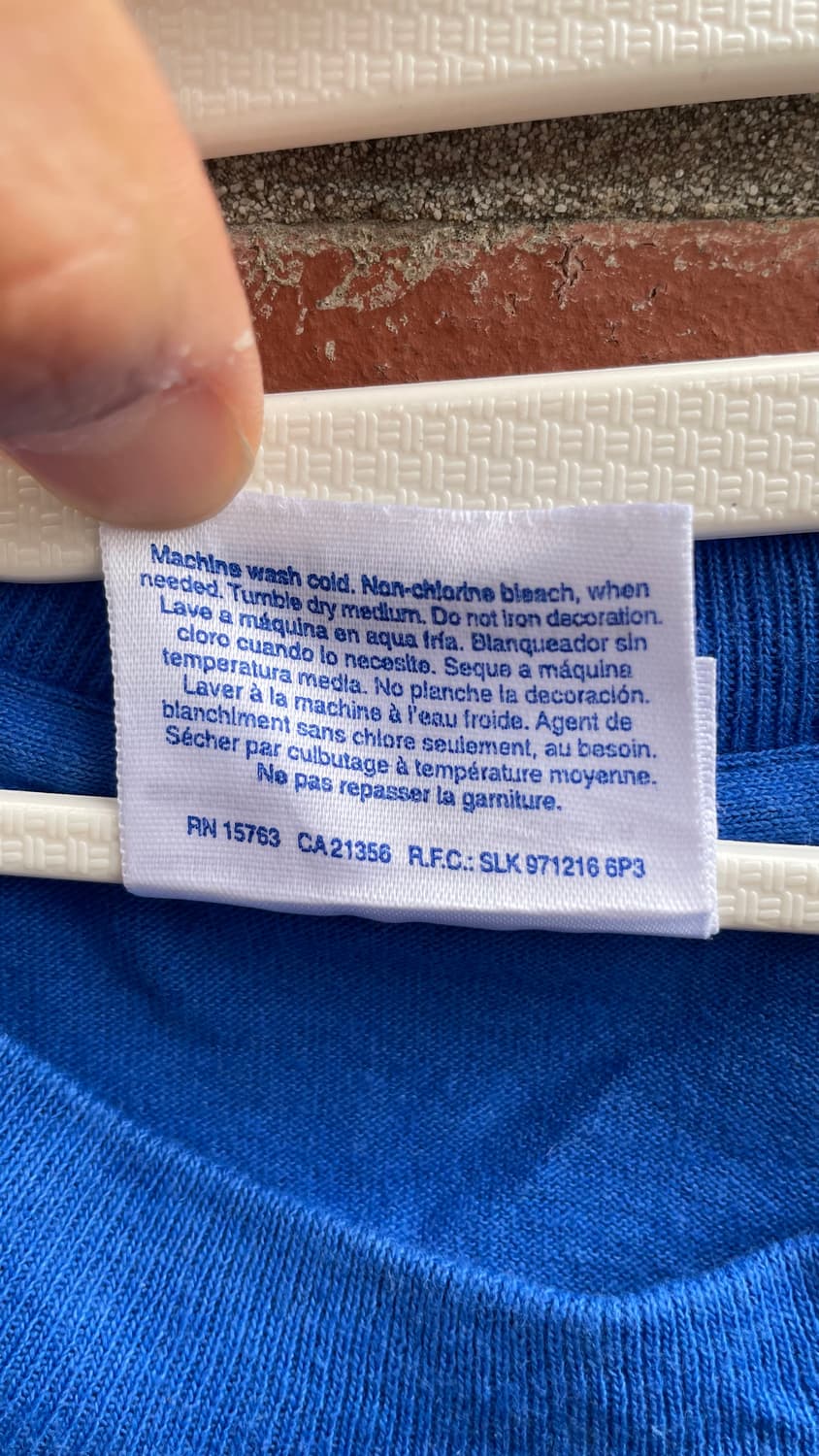 [Hanes] 크로포드 카리부 블루 티셔츠 상품이미지6