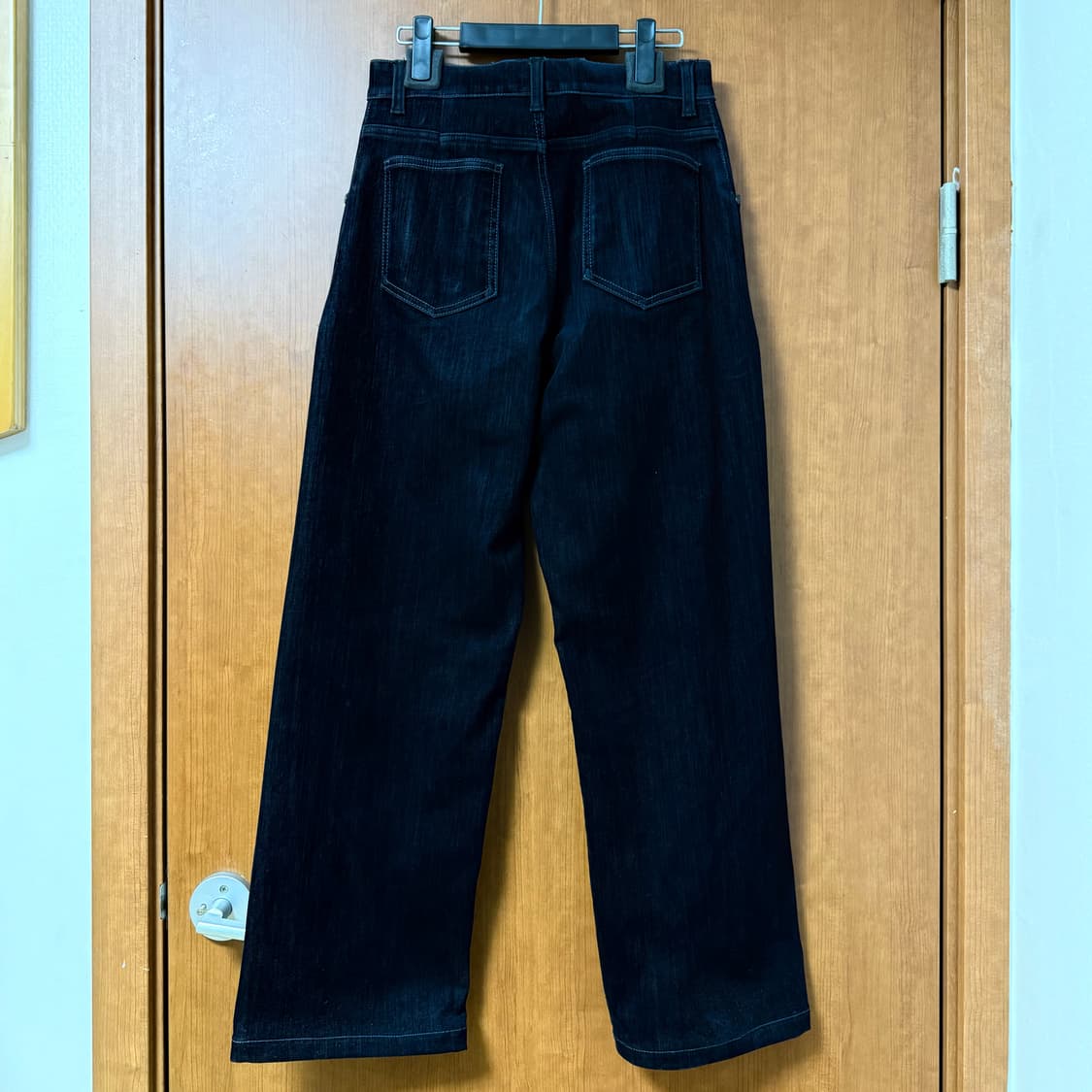 시스템옴므 벨벳 플로킹 데님 네이비 셋업 상품이미지4