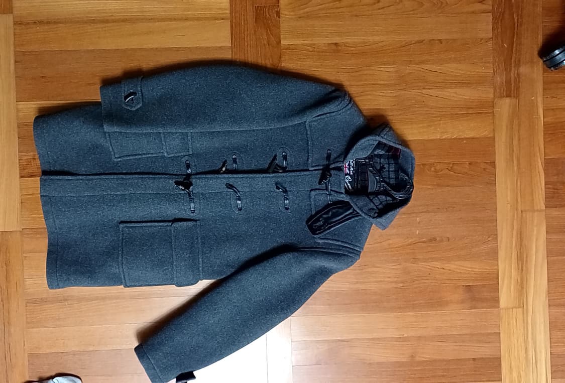 글로버올 gloverall 회색 더플 코트 상품이미지1