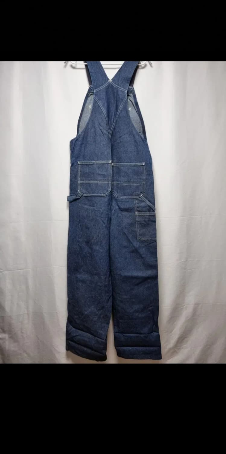 칼하트 블루 데님 오버롤 작업복 상품이미지2