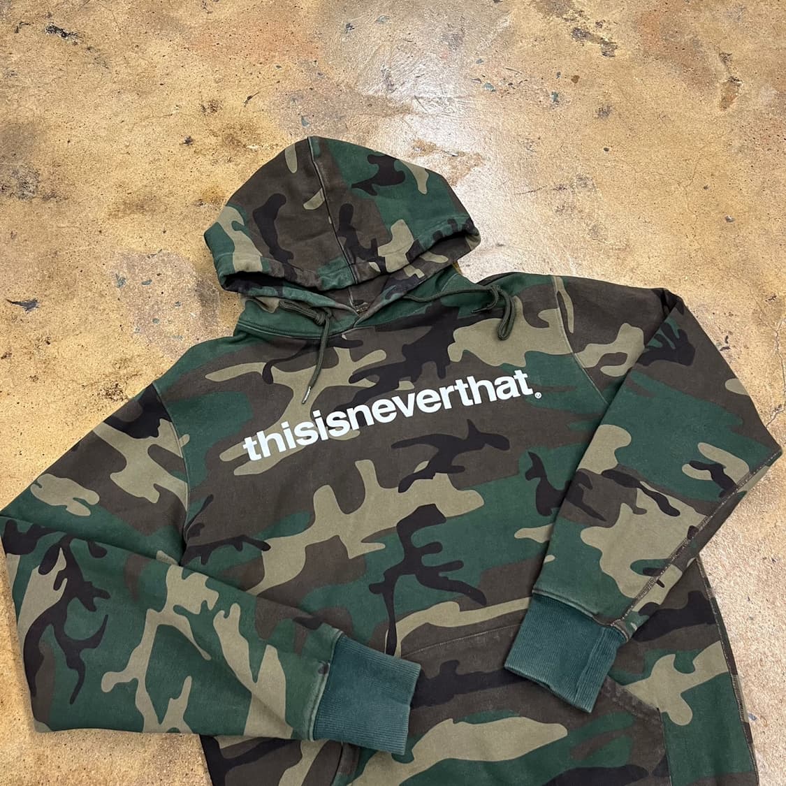 [정품/S] 디스이즈네버댓 카모 후드티 b10 상품이미지1