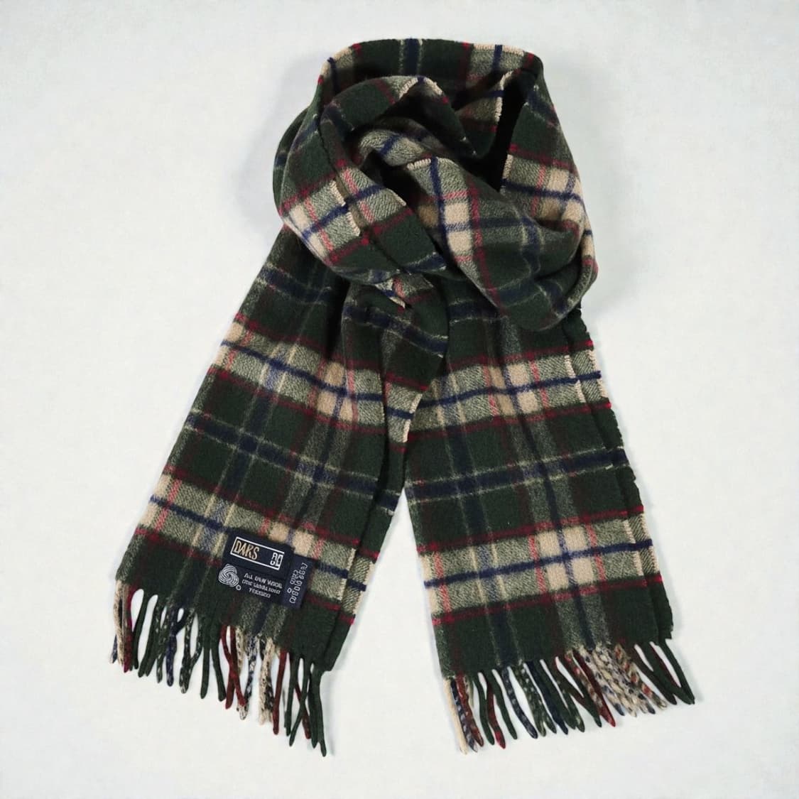 DAKS 닥스 캐시미어 시그니처체크 머플러 목도리 상품이미지1