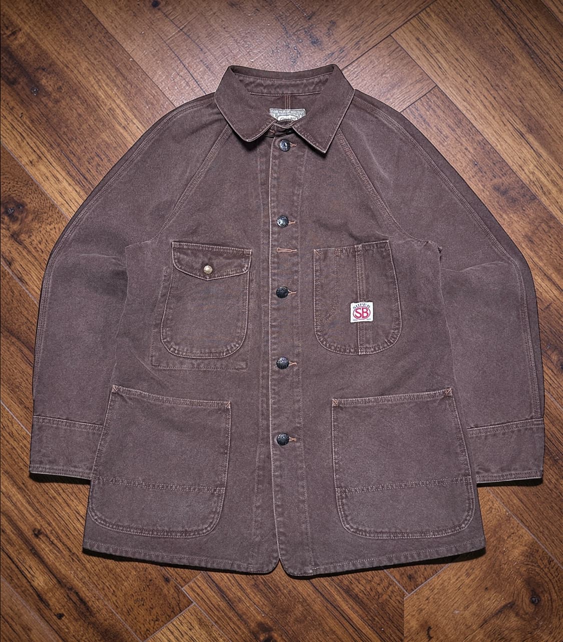 Pherrow's 빈티지 캔버스 커버올 초어자켓 상품이미지1