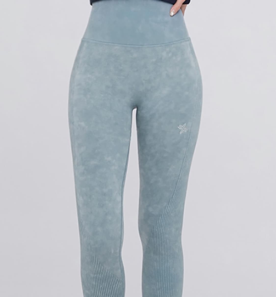 [[여성 S, A급] 젝시믹스 심리스 워싱 라이트데님 레깅스p116 상품이미지1