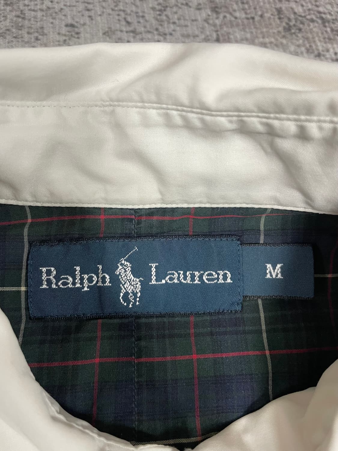 90s Polo RL 카라배색 셔츠 상품이미지5