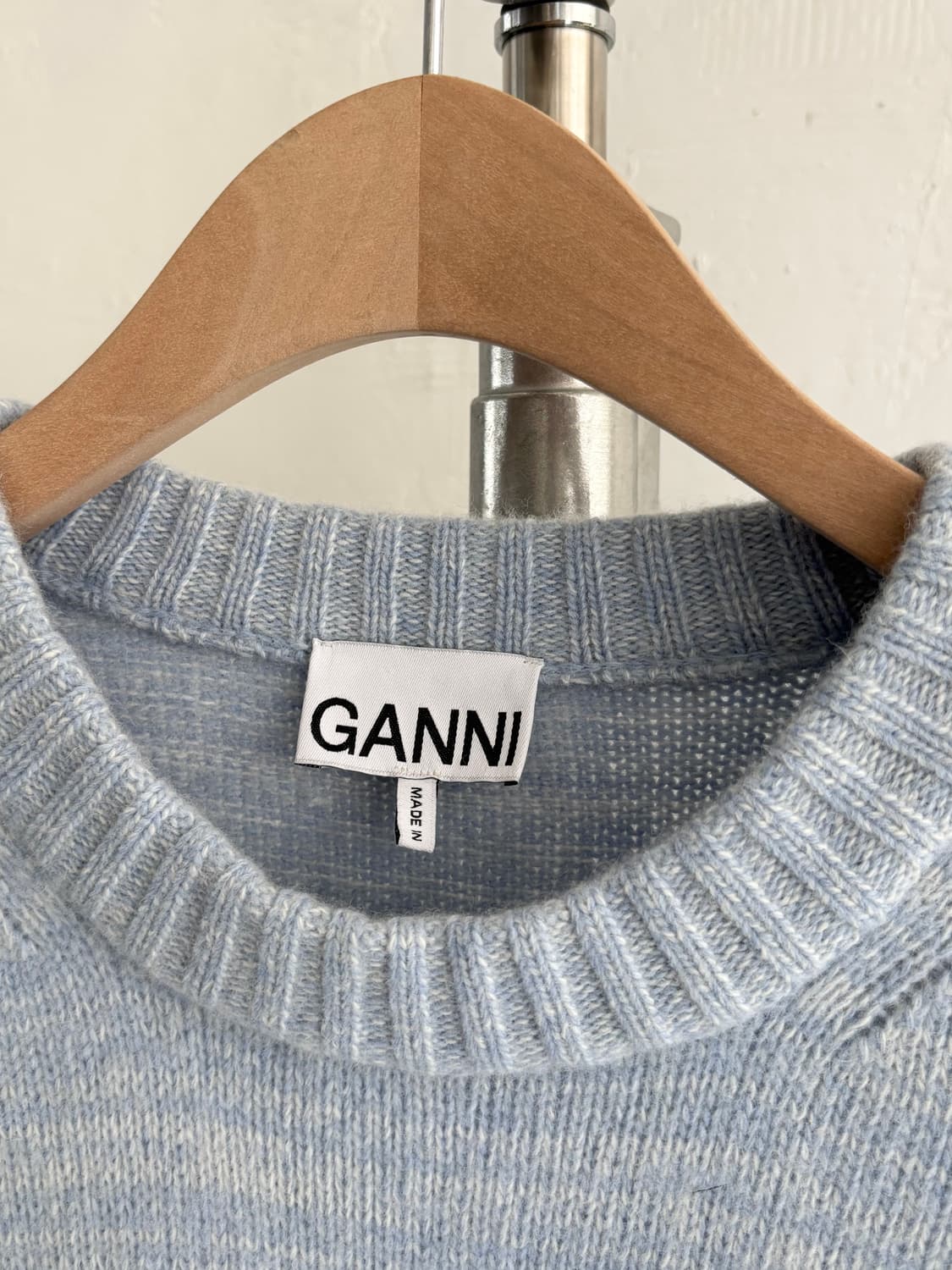 Ganni 가니 그래픽 아이스컬러 로고 니트 상품이미지6