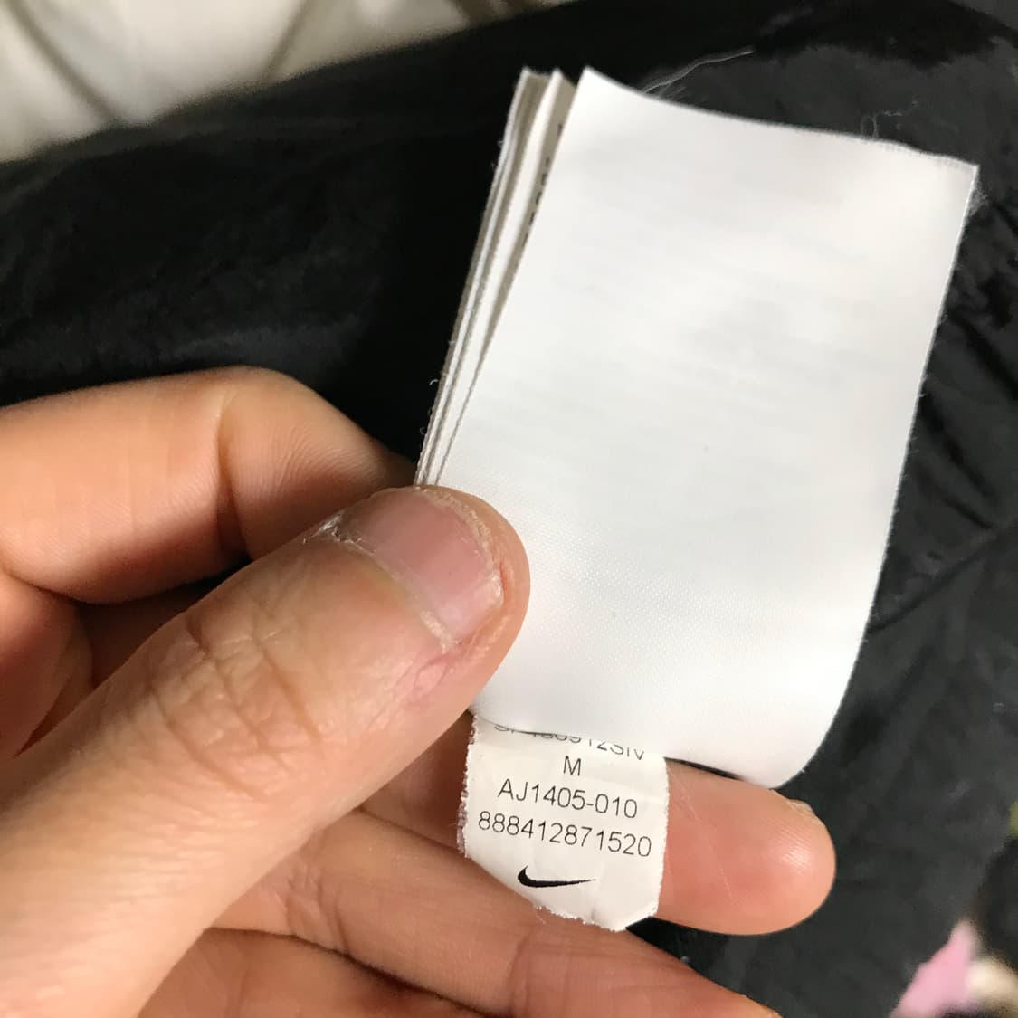 나이키 빅로고 검흰 아노락 바람막이자켓 상품이미지9