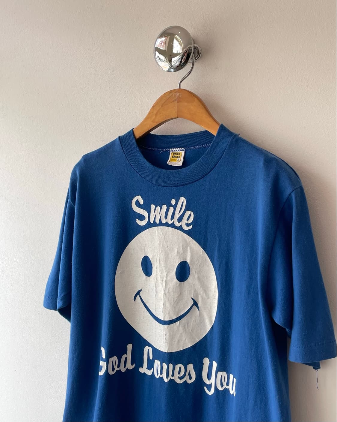 80‘s Velva sheen “Smile”🙂 T-shirt 스마일 상품이미지3