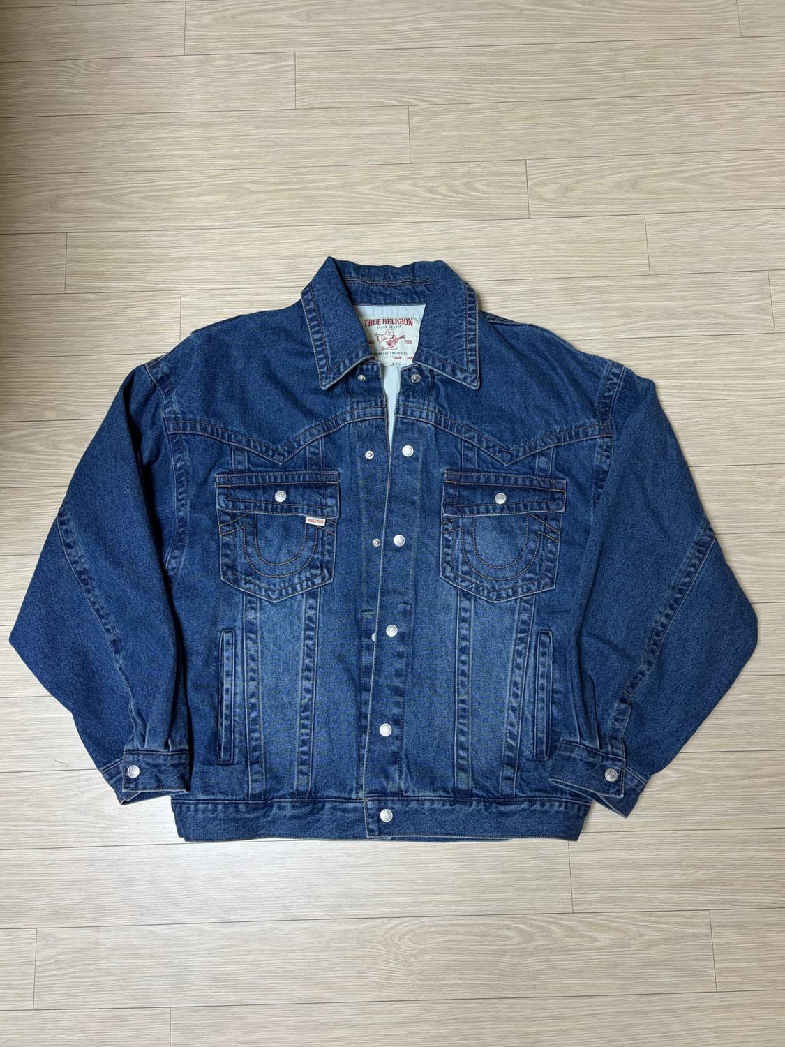 트루릴리젼 데님 트러커 자켓 XL 상품이미지3