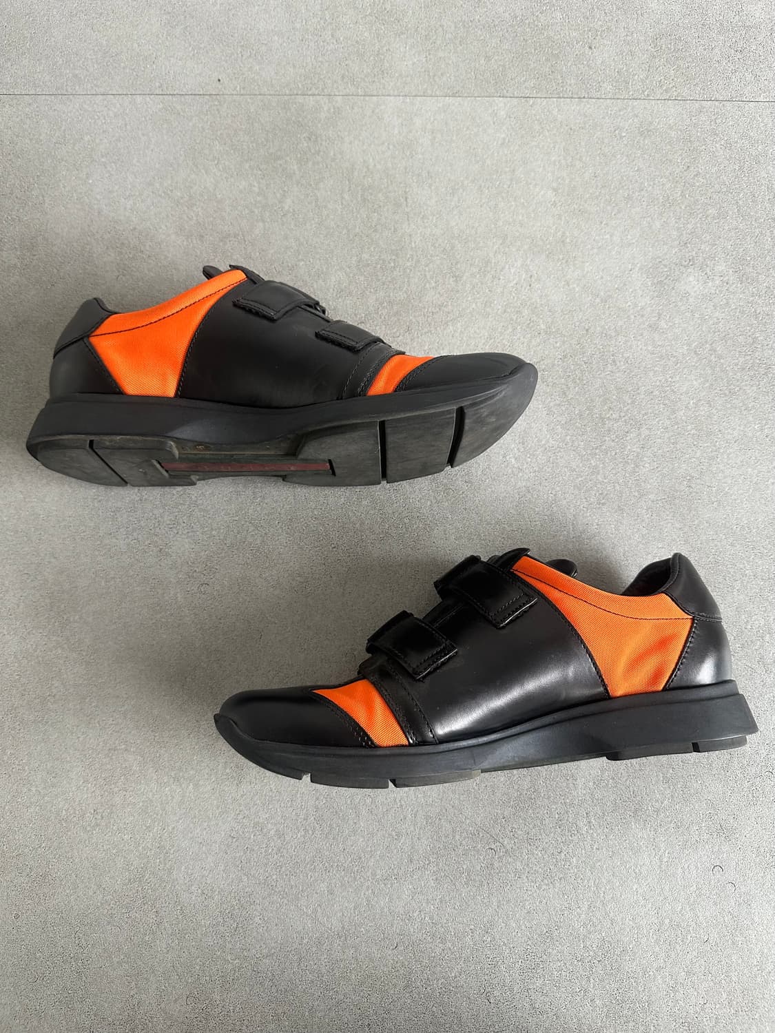 구찌 2000s 오렌지 벨크로 테크 스니커즈 상품이미지5