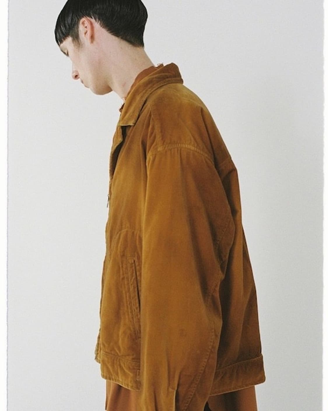 안셀름  ANCELLM 23FW 크링클 벨벳집업 자켓 상품이미지5