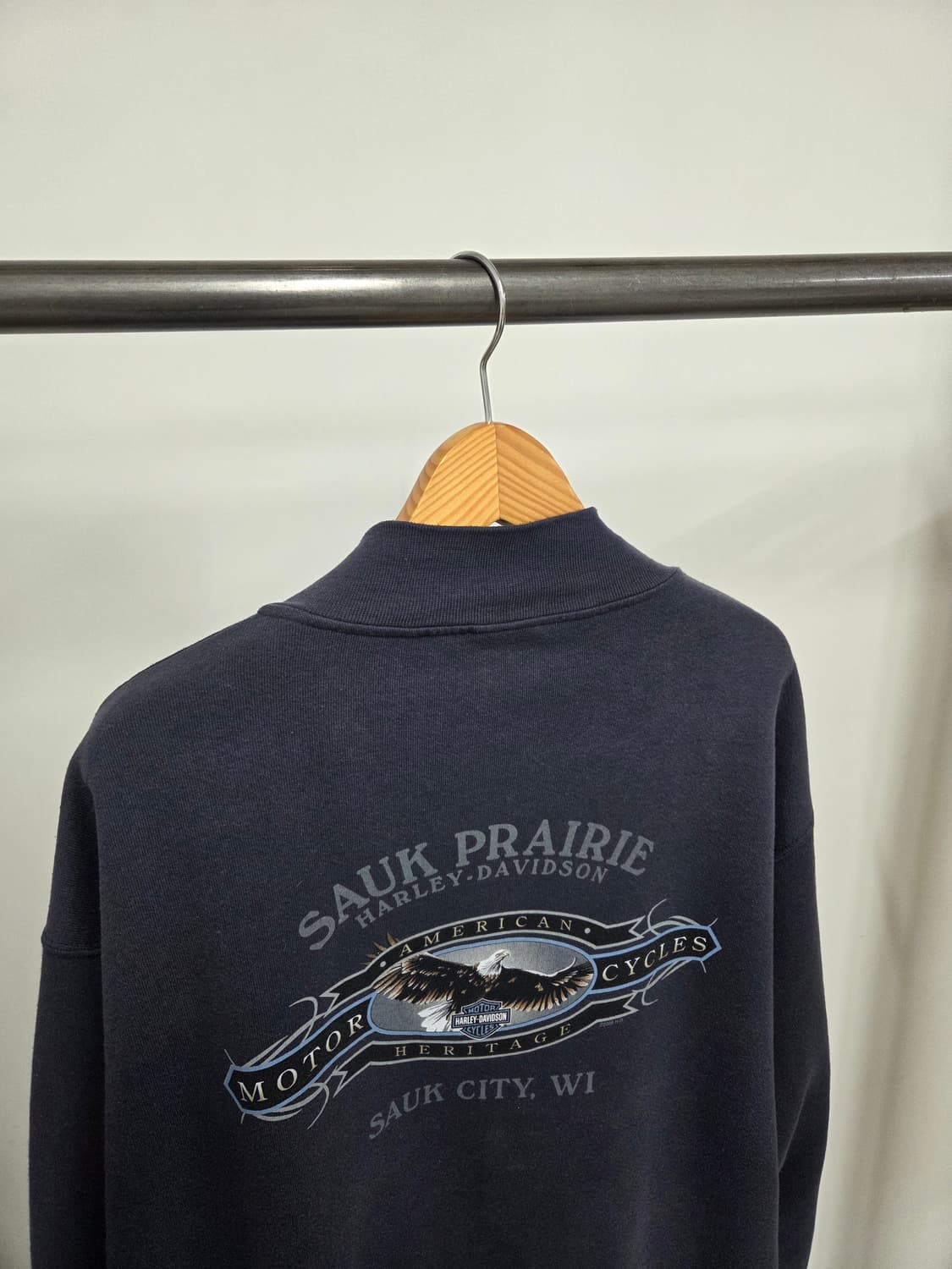 00s 할리데이비슨 블루플레임 집업 상품이미지8