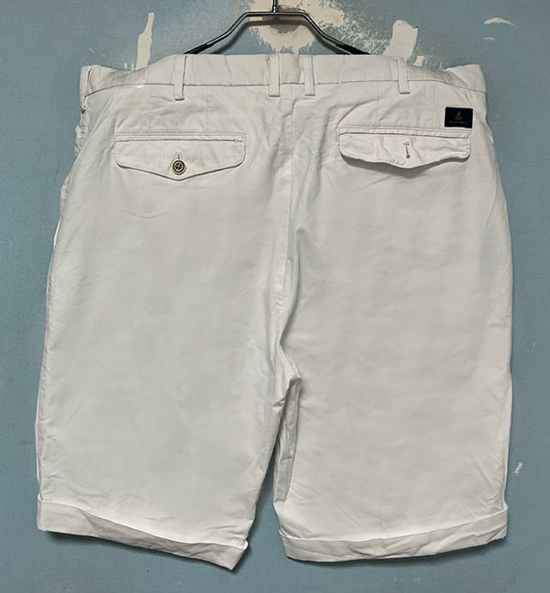 BEANPOLE 빈폴 남자 클래식 면 스트레치 반바지 화이트 XL 34 상품이미지2