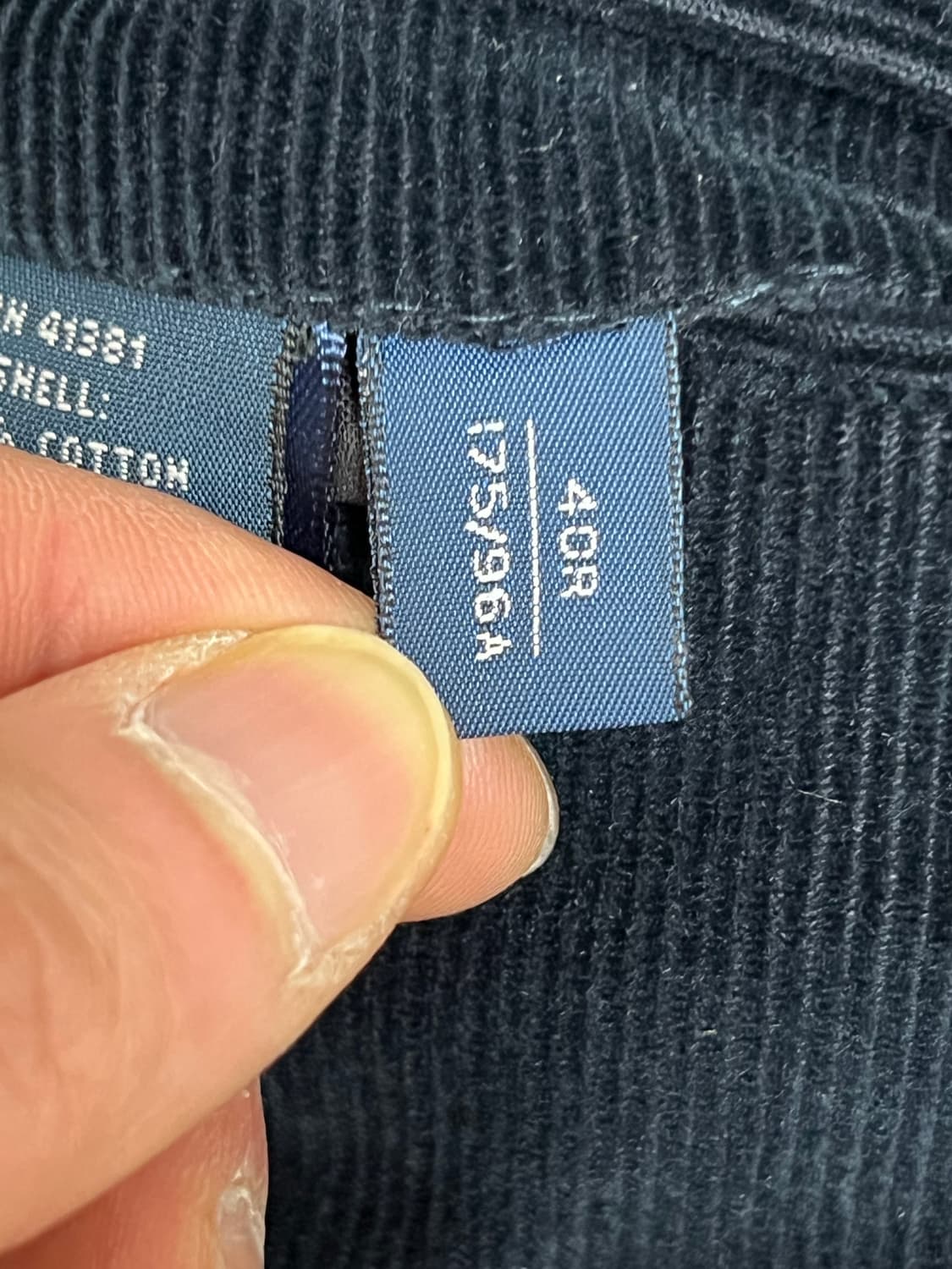 폴로랄프로렌 네이비 코듀로이자켓 40R 상품이미지6