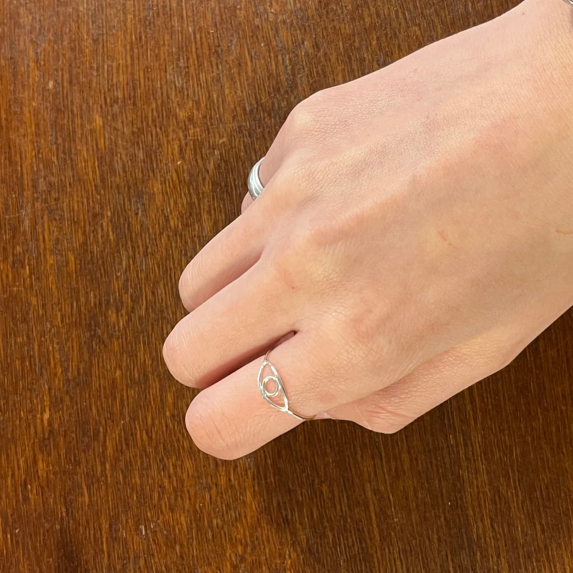 새상품 눈모양 925반지 실버링 상품이미지3