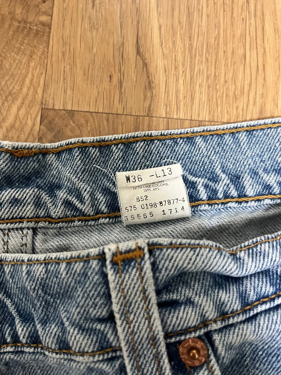 90s 리바이스 565 반바지 36사이즈 made in usa 상품이미지2