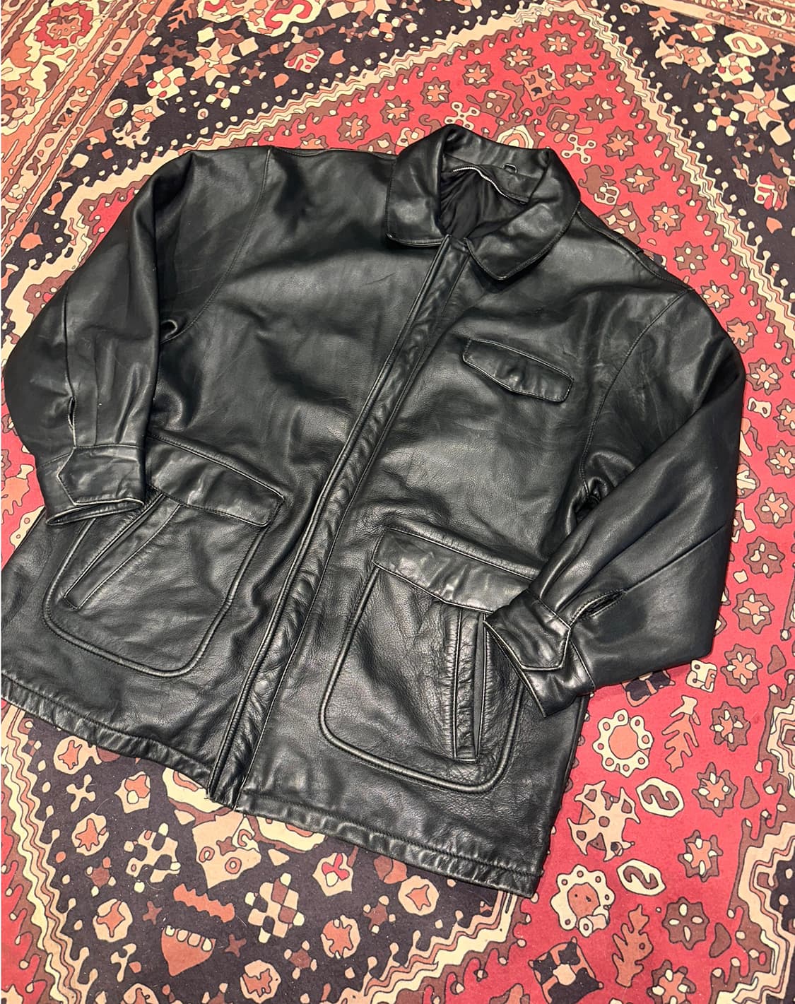 ( L ) 가죽코트 가죽자켓 가죽하프 가죽카코트 빈티지가죽 상품이미지2