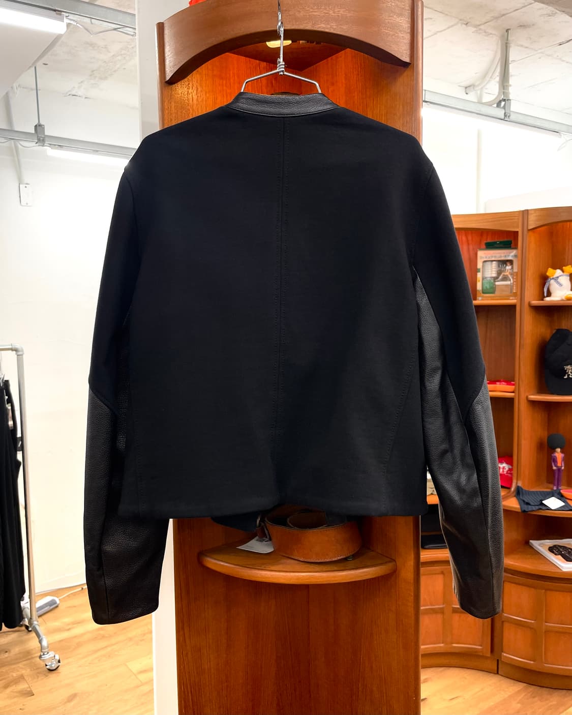 [S] 헬무트랭 코튼 레더 숏 자켓 상품이미지7