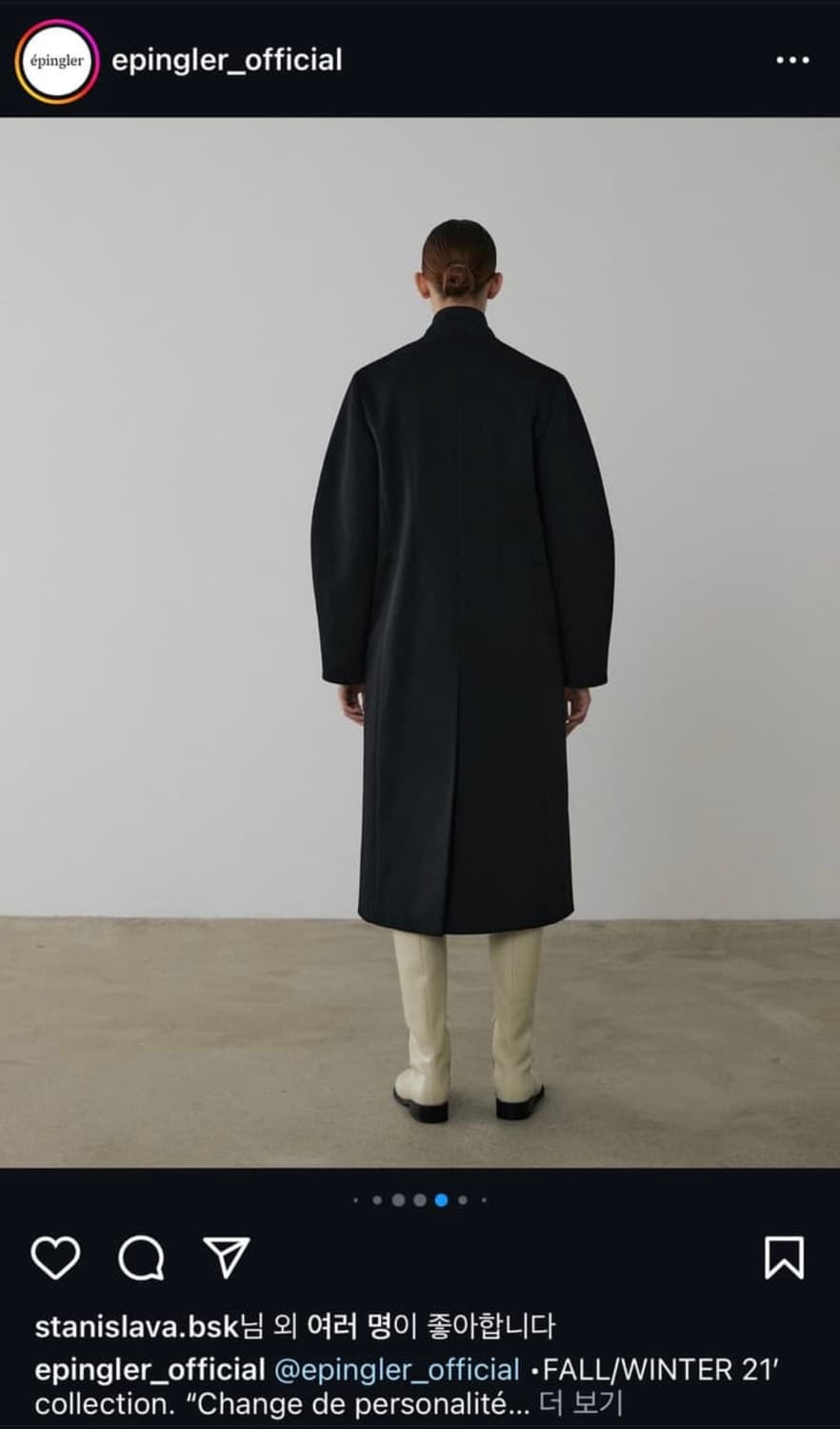 에핑글러 오리엔탈 코트 블랙 상품이미지3