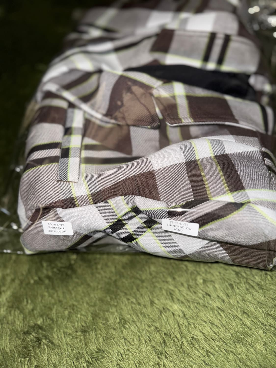 [M] 아디다스 X IVY PARK 비욘세 콜라보 크롭 블레이저 자켓 상품이미지10