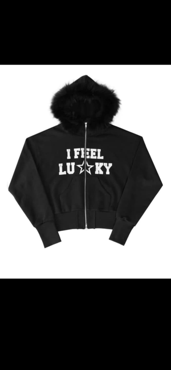 IFEELLUCKY 퍼후드집업 팔아요! 사이즈 M 상품이미지2
