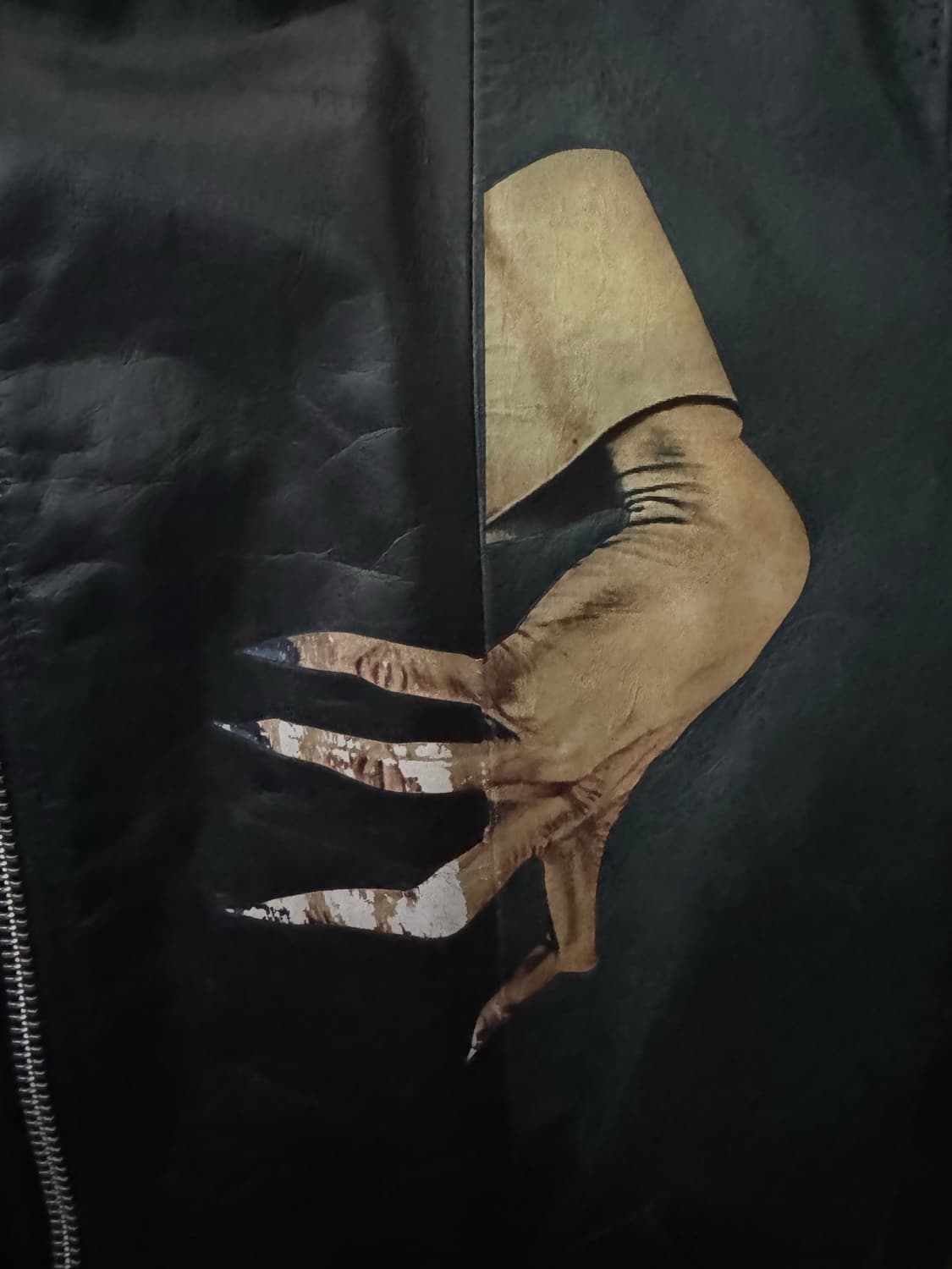 언더커버 2014-15 AW 시즌 holygrace 양가죽 블루종  상품이미지3