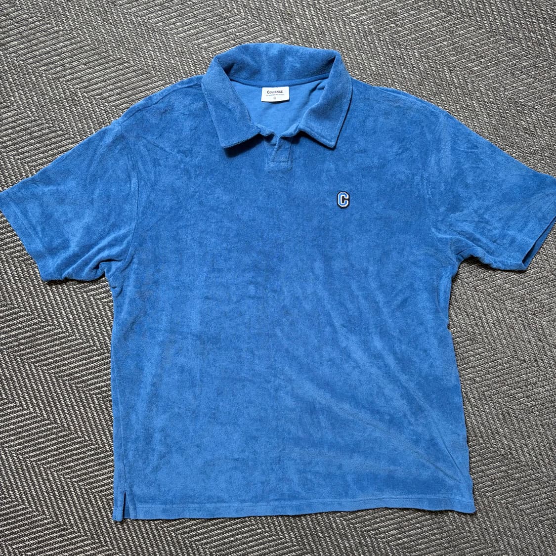 커버낫 테리 카라 티셔츠 블루(XL) 상품이미지1