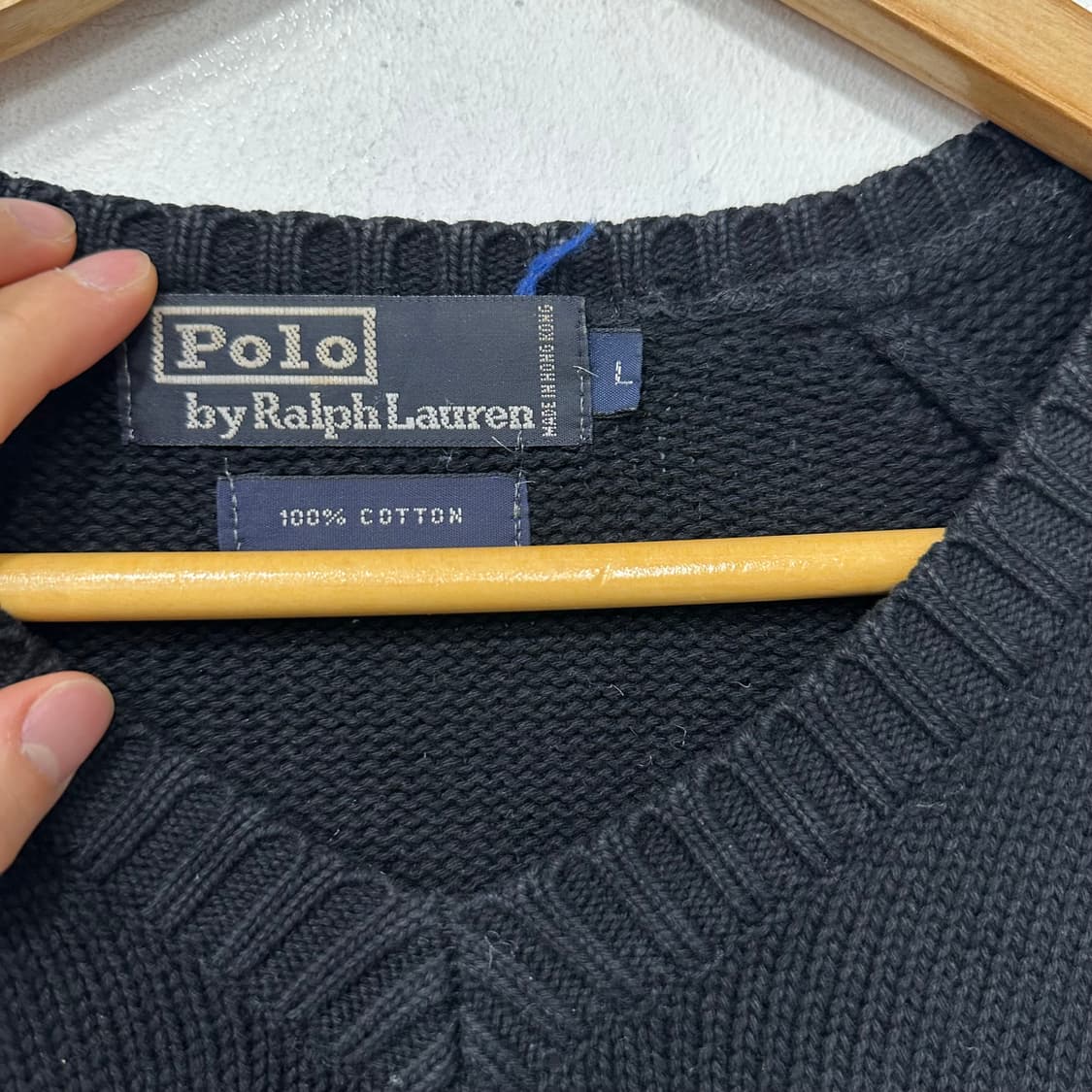 폴로 랄포르렌 꽈배기 니트 상품이미지5