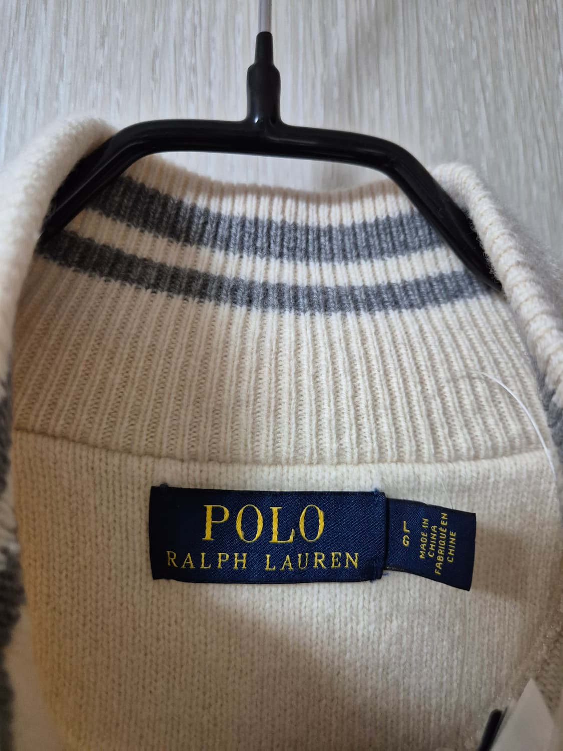 (새제품) 폴로 랄프로렌 하프넥 울 캐시미어  니트 스웨터 라지 상품이미지6