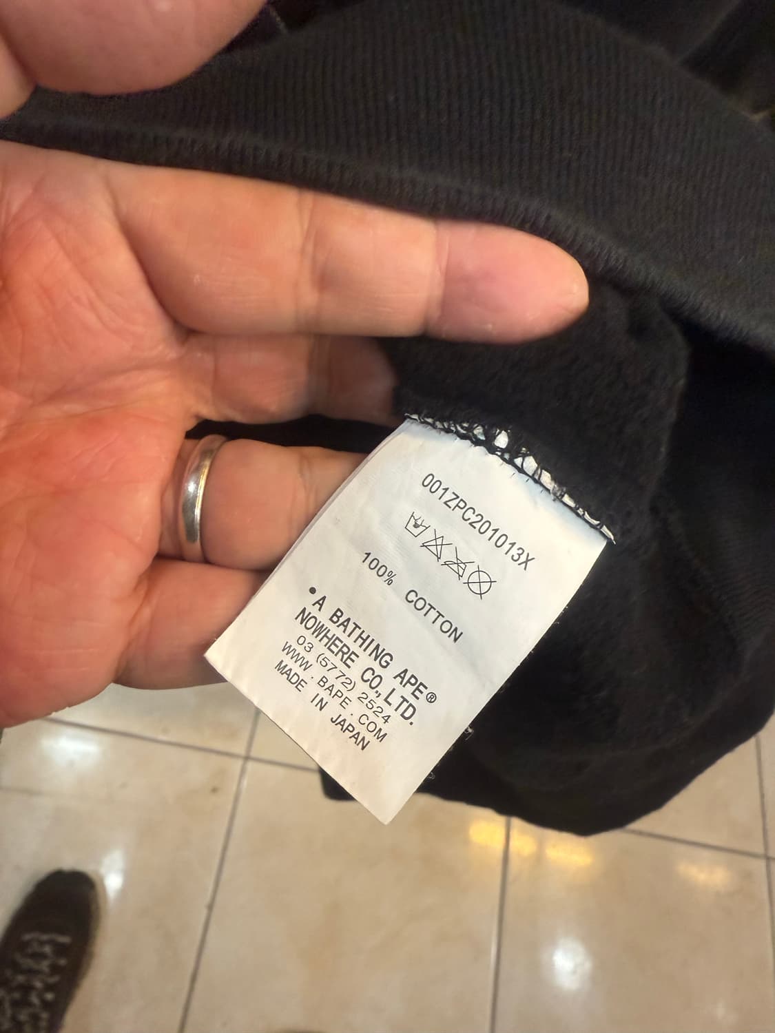 110 정품 베이퍼 샤크 후드집업 팝니다 상품이미지4