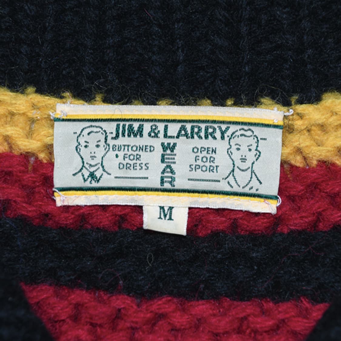 JIM & LARRY wear 빈티지코위찬손뜨개가디건 상품이미지6