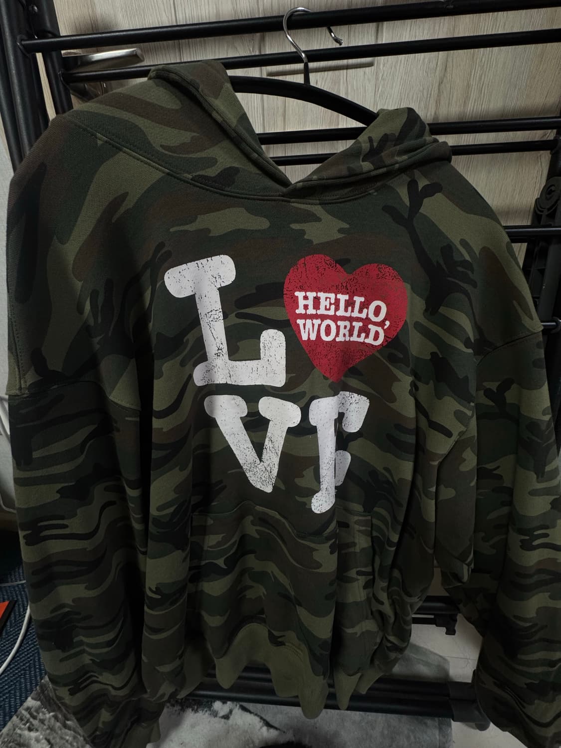 헬로월드 love 후드티  상품이미지2