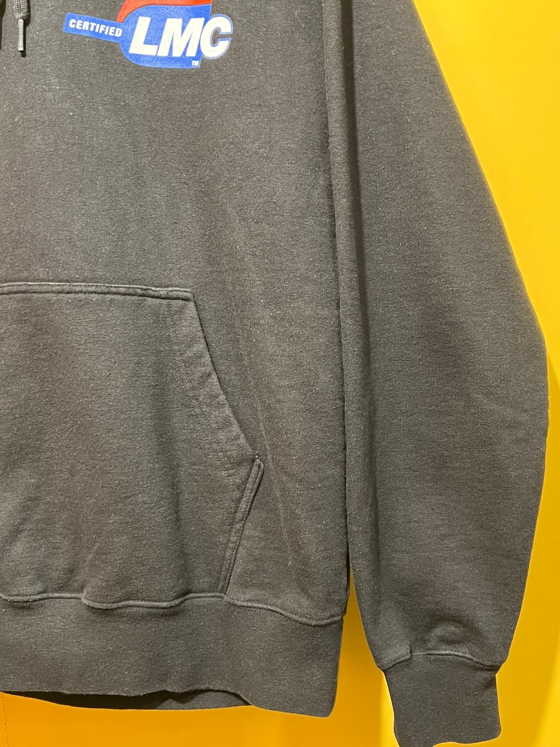 [M] 엘엠씨 LMC 후디 로고 그래픽 후드 티셔츠 블랙 상품이미지5