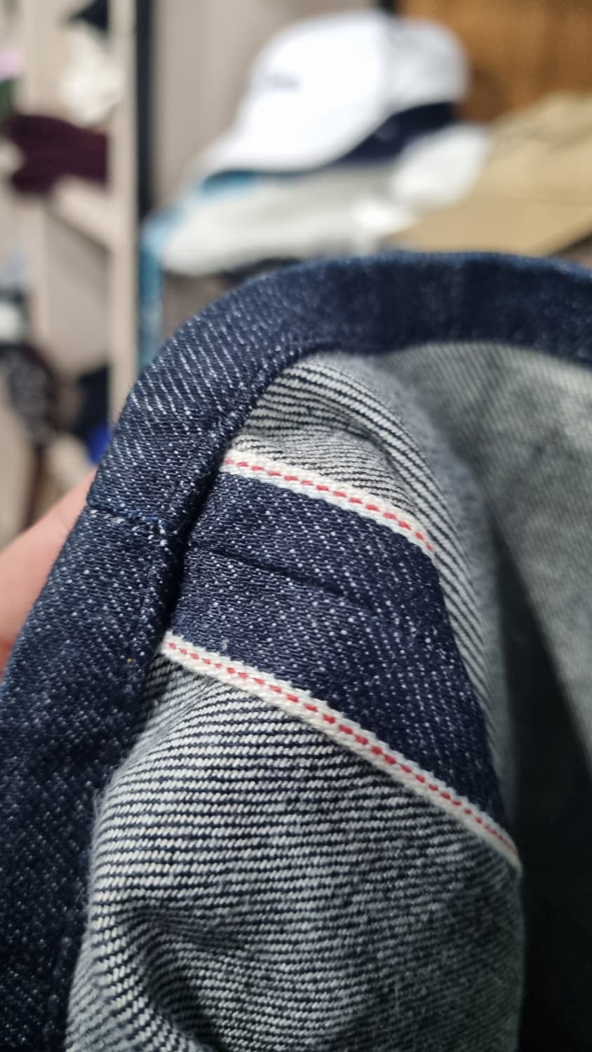 levis 522 콘밀데님 셀비지라인 진청 데님팬츠 35size 상품이미지5