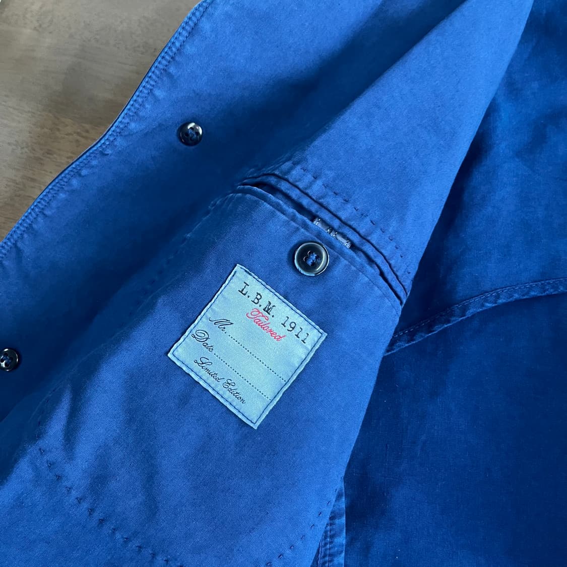 루비암 가먼트다잉 싱글 코트 50R 새상품 상품이미지6