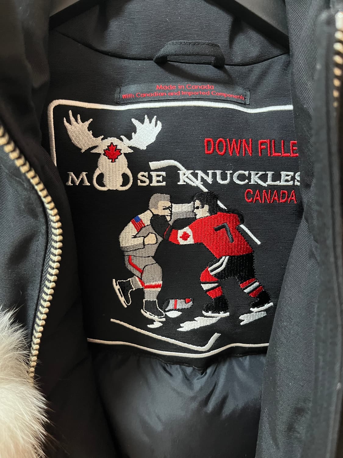 무스너클 블랙 패딩 상품이미지6