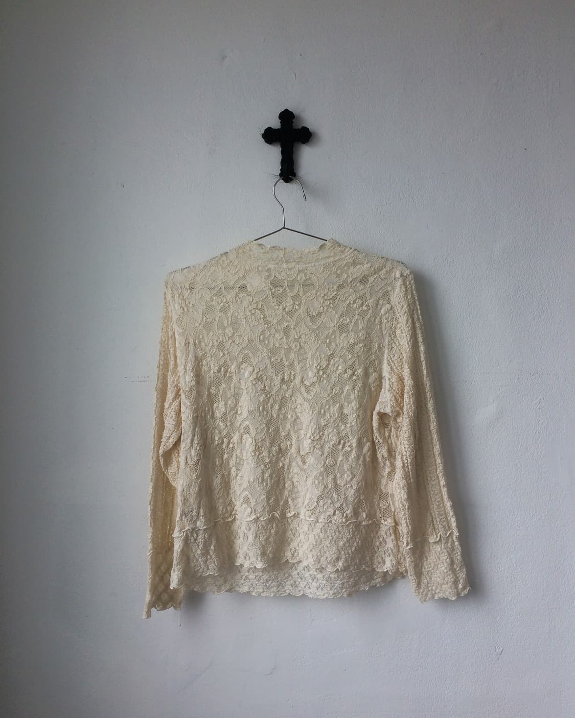 Lace high neck sleeve 상품이미지3