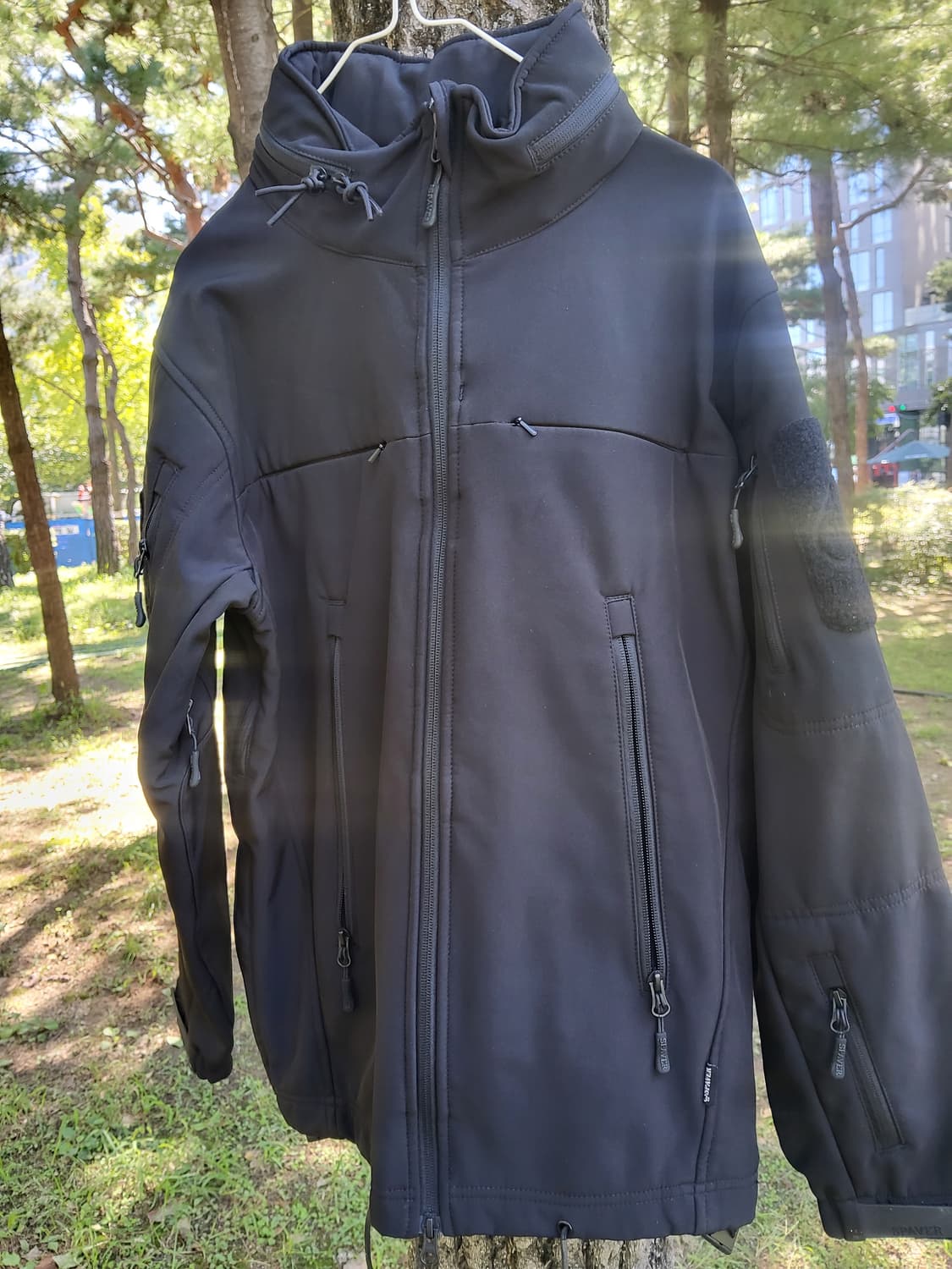 스페이버 어반 소프트쉘 s 블랙 상품이미지1