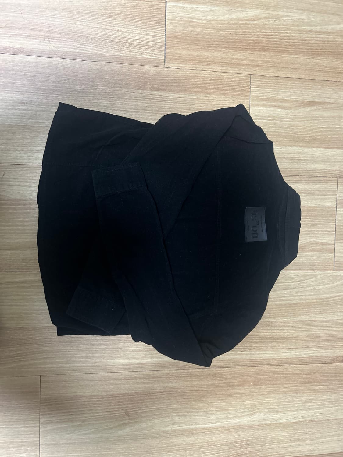 애즈온 골덴 크롭 셔츠 상품이미지3