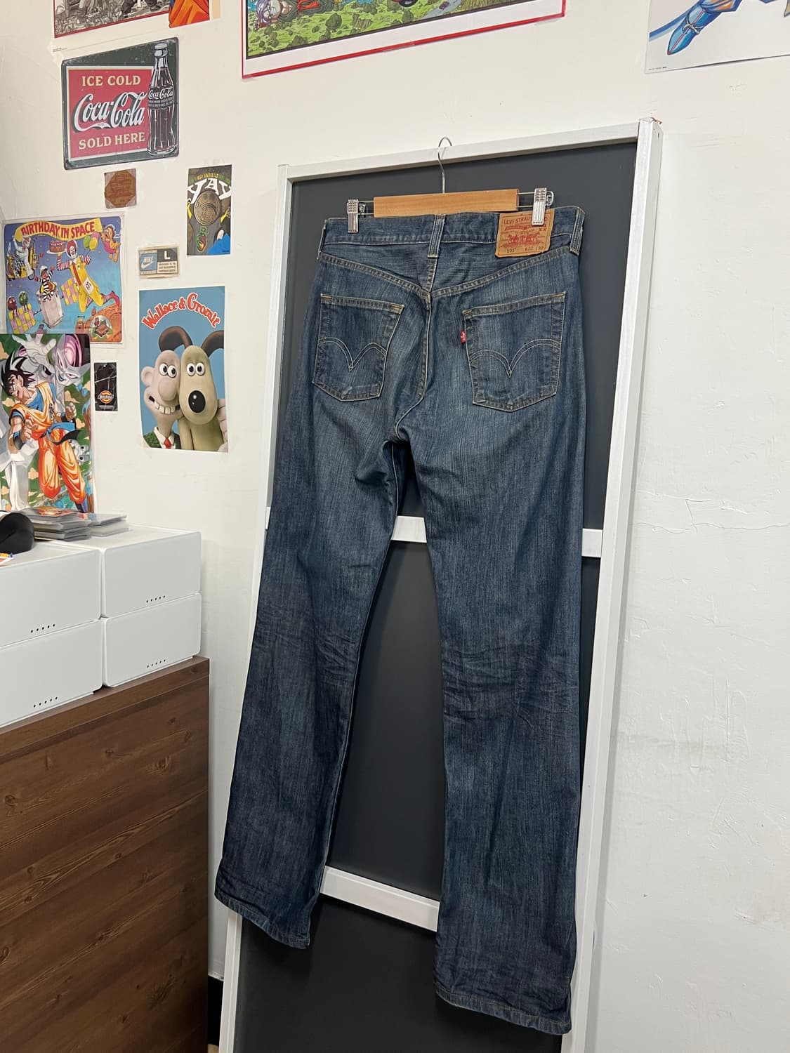 00s Levis 리바이스 501 스트레이트 버튼플라이 데님 팬츠 상품이미지1