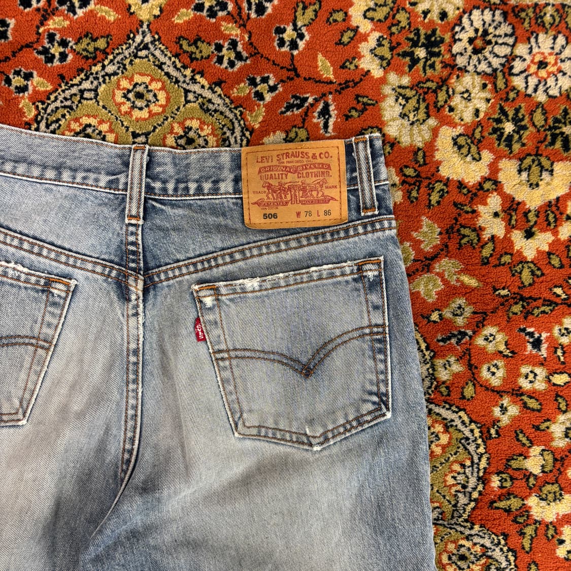 [30] 리바이스 빈티지 506 연청 데님 팬츠 상품이미지5