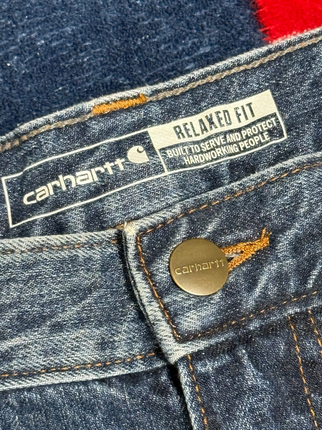 칼하트 릴렉스드핏 빈티지 워크 데님팬츠 Carhartt [31] 상품이미지8