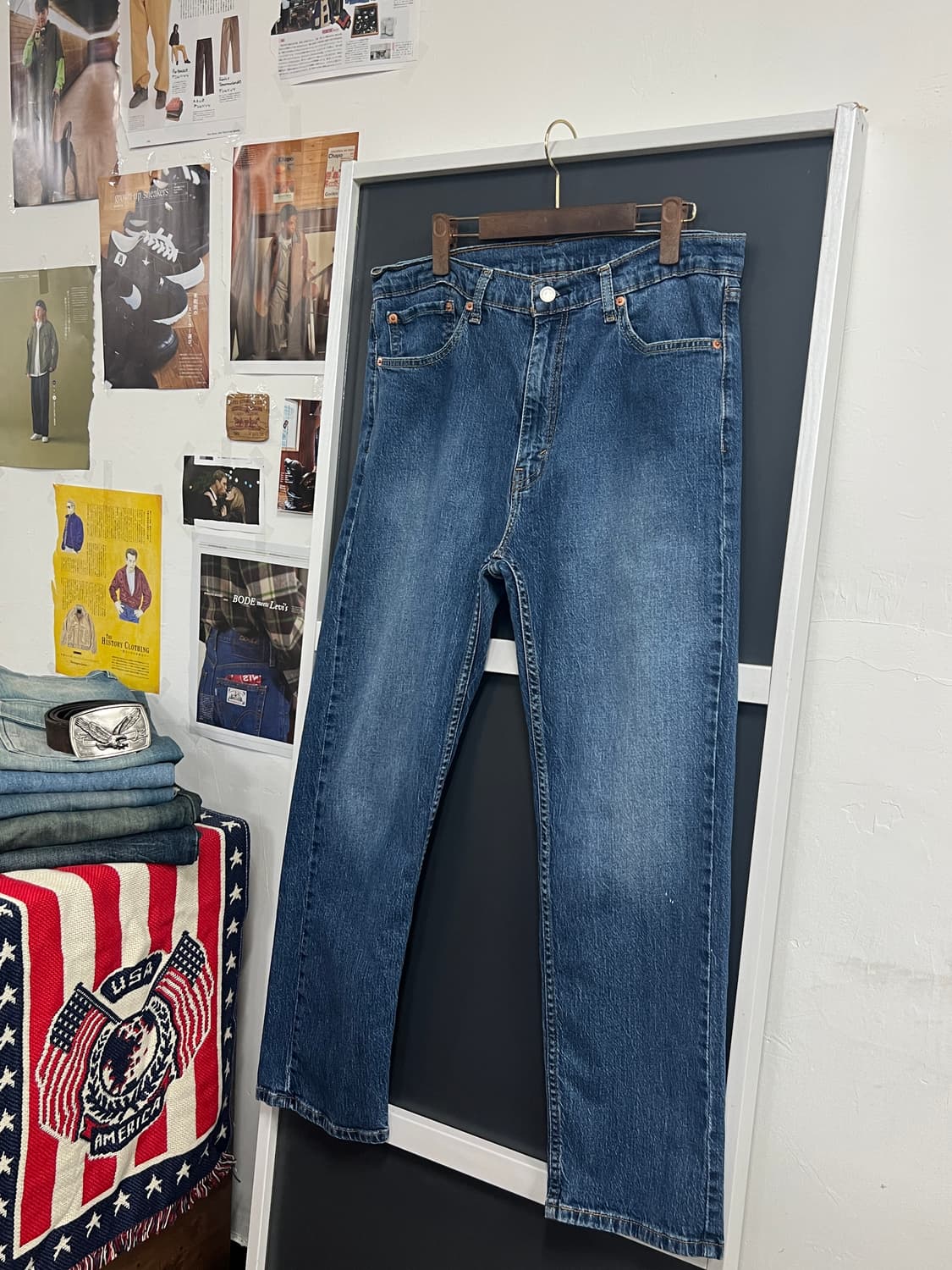 Levis 리바이스 505 레귤러 스트레이트핏 데님 팬츠 상품이미지9