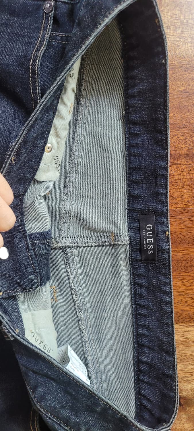 👔남성38-39인치👔게스 남성 청바지 다크블루 상품이미지7