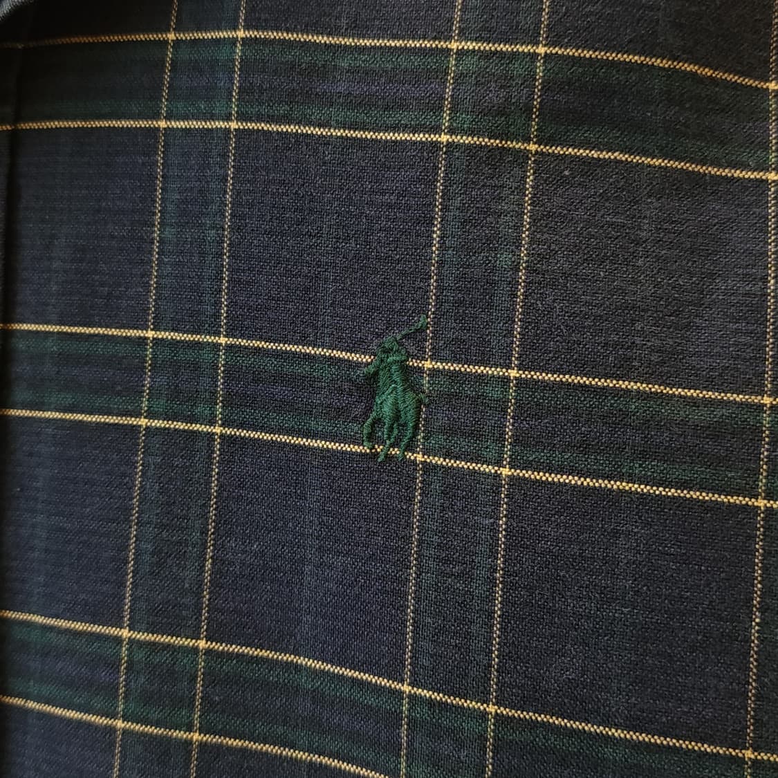 90s 폴로 체크셔츠 폴로 블랙와치 옥스포드 체크셔츠 XS 상품이미지6