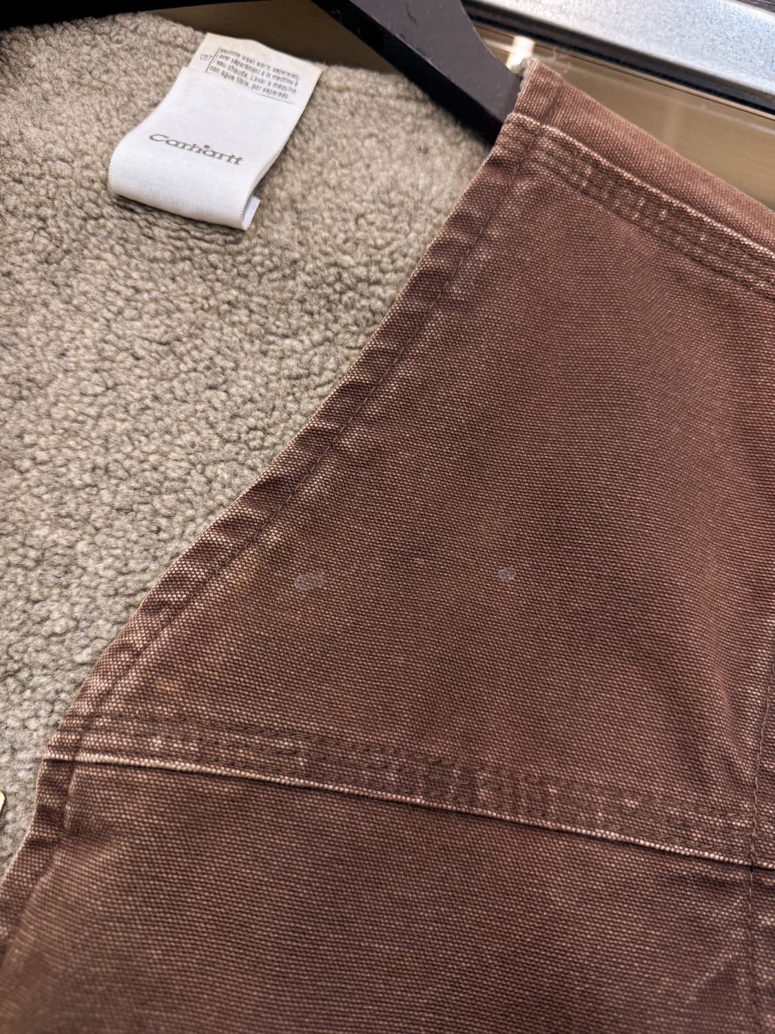 칼하트 V26 DKB 쉐르파 캔버스 베스트 상품이미지8