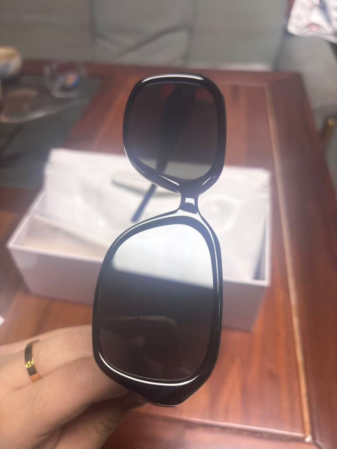 젠틀 몬스터 x 메종 마르지엘라 블랙 그레이 상품이미지3