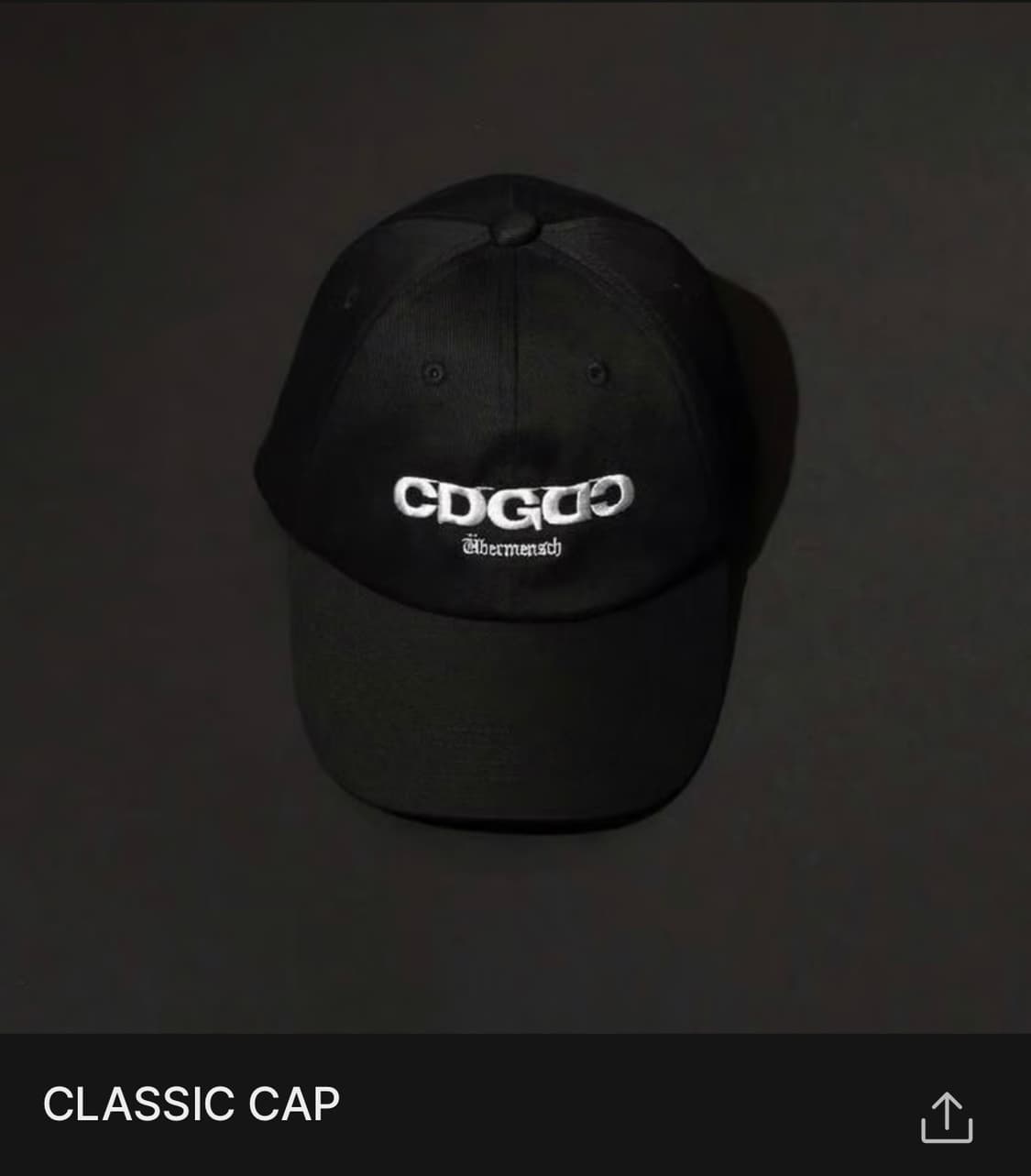 지드래곤 X 꼼데가르송 CDG 모자 상품이미지1