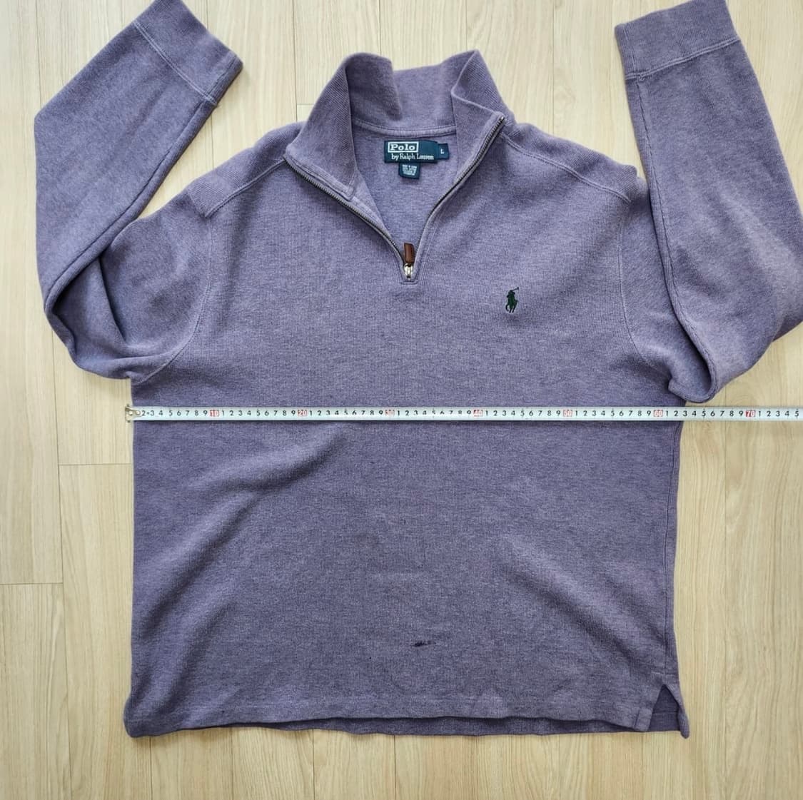폴로 랄프로렌 하프집업 퍼플 L 상품이미지4